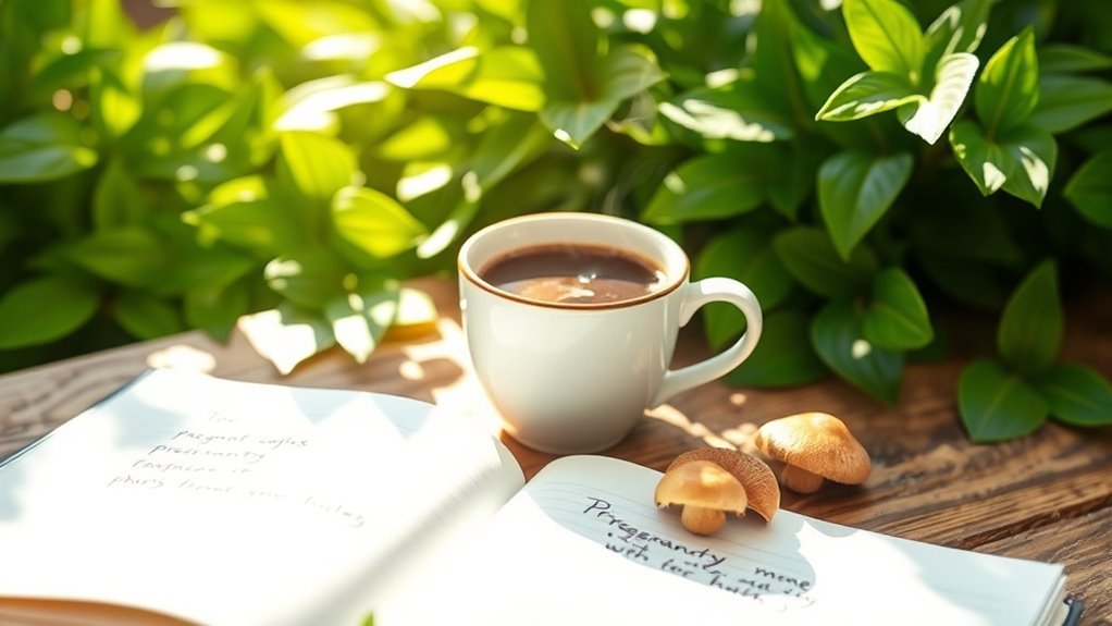 mushroom coffee risks pregnancy safety