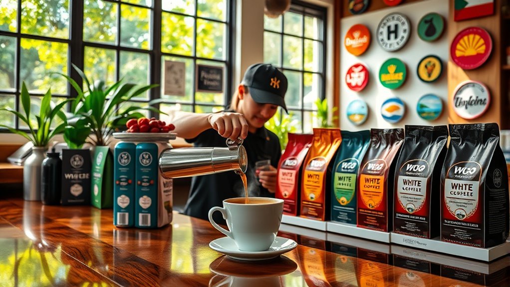 popular white coffee brands