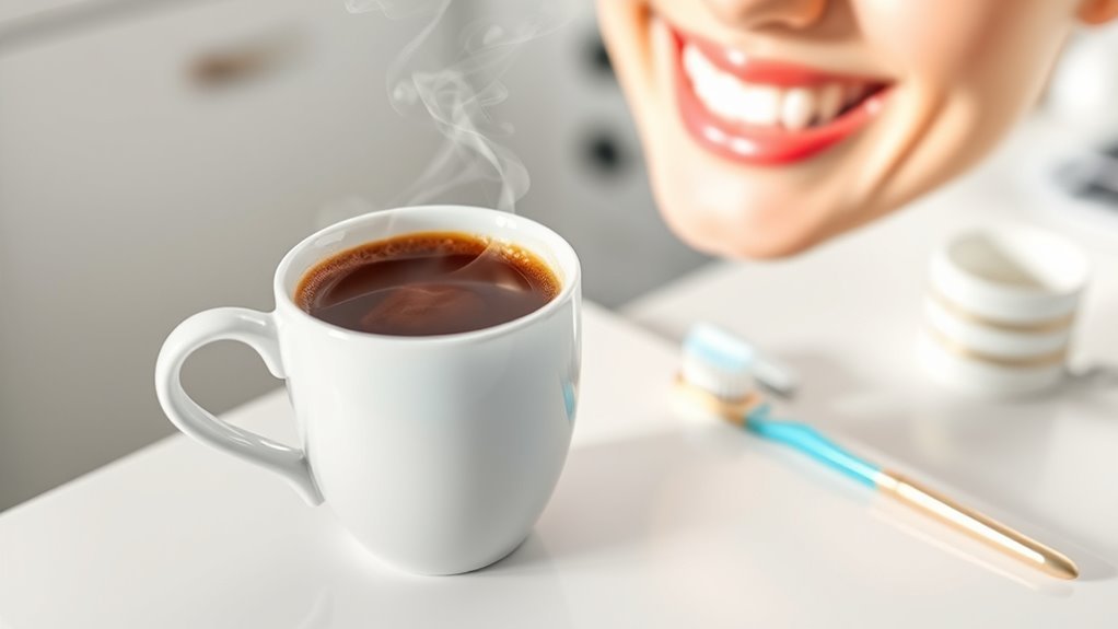 post cleaning coffee consumption