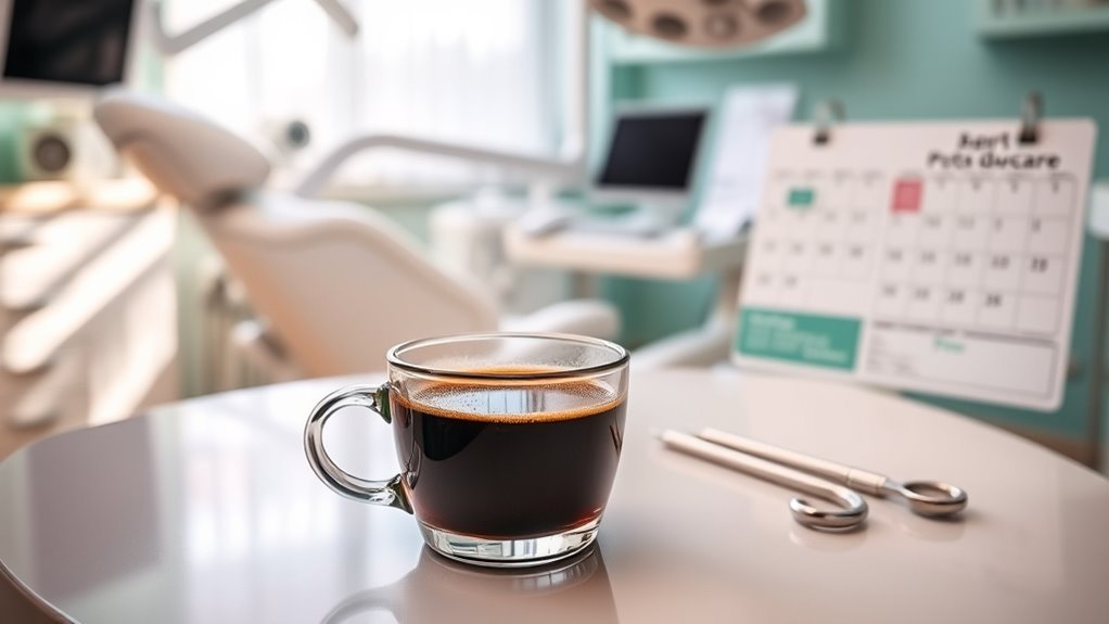 post filling coffee precautions advised