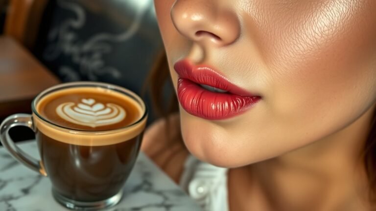 post lip filler coffee caution