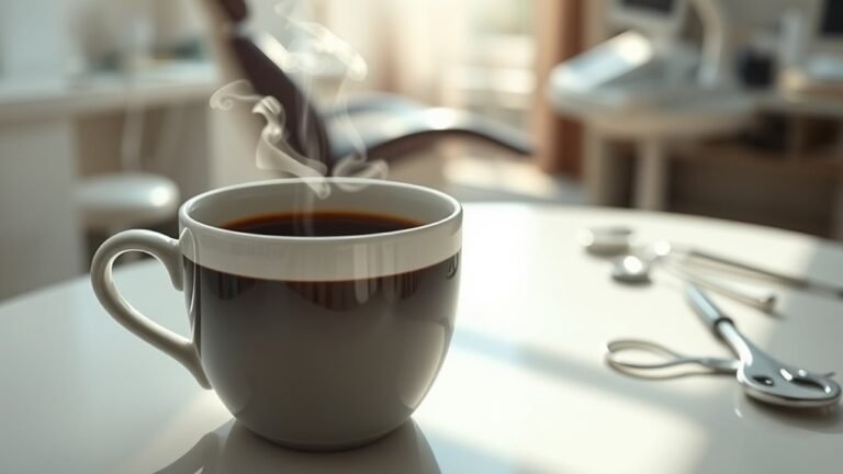 post root canal coffee caution