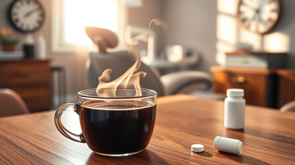 post root canal coffee timing