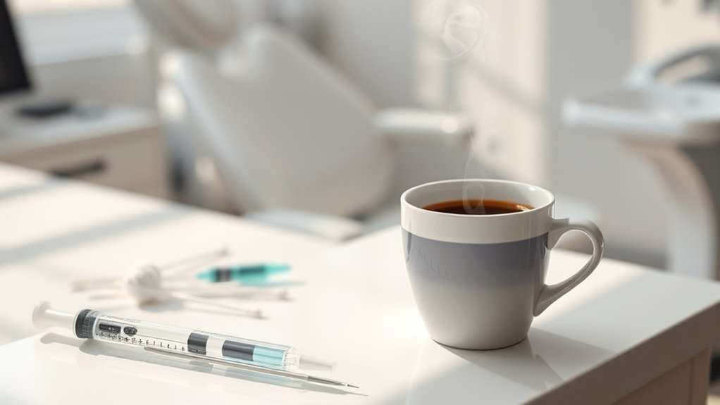 pre procedure hydration and comfort
