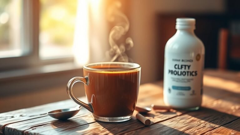 probiotics and coffee timing