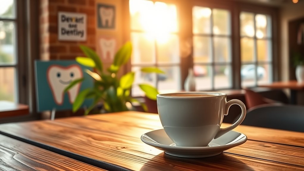 ready to enjoy coffee