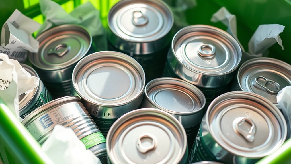 recycle coffee cans properly