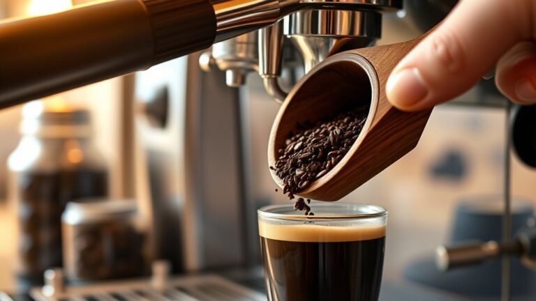regular coffee in espresso