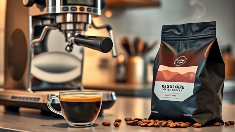 regular coffee in espresso