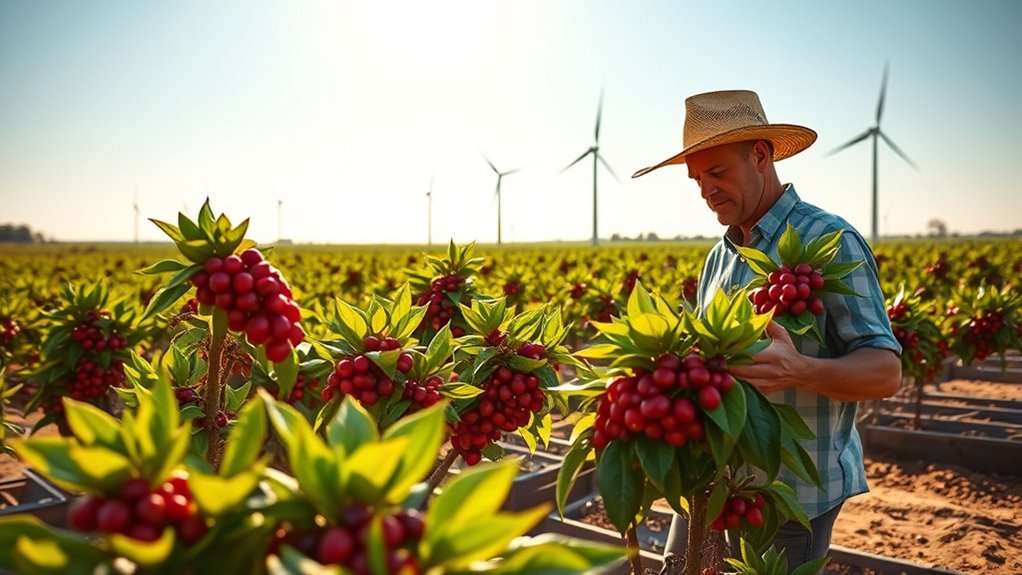 sustainable innovative texas coffee farming