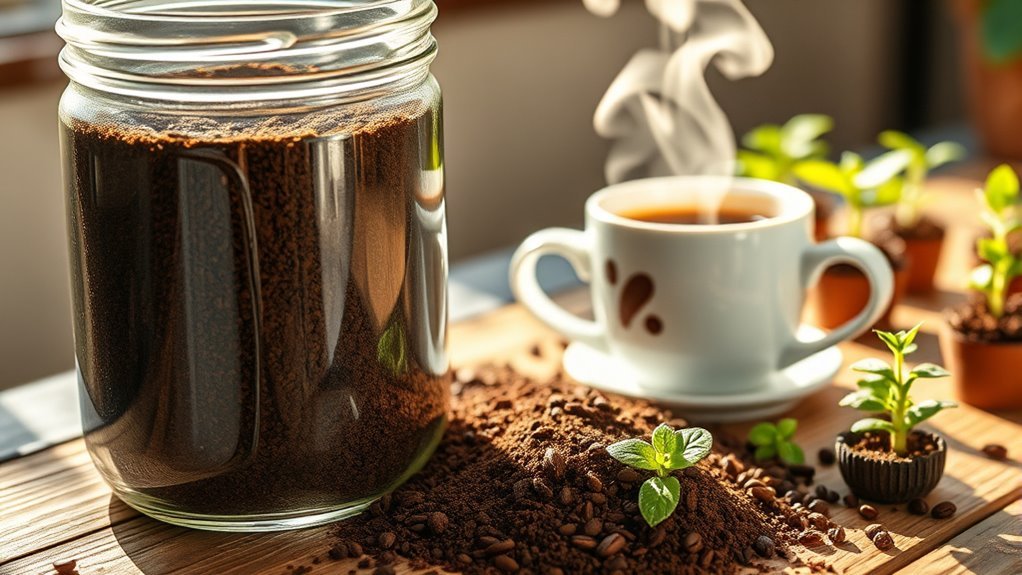 sustainable uses for coffee grounds
