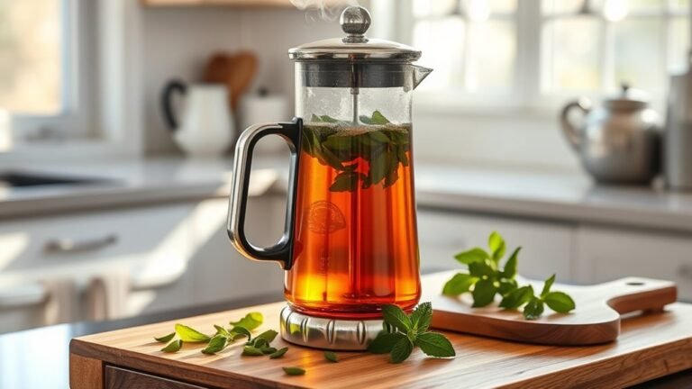tea brewed in coffee maker